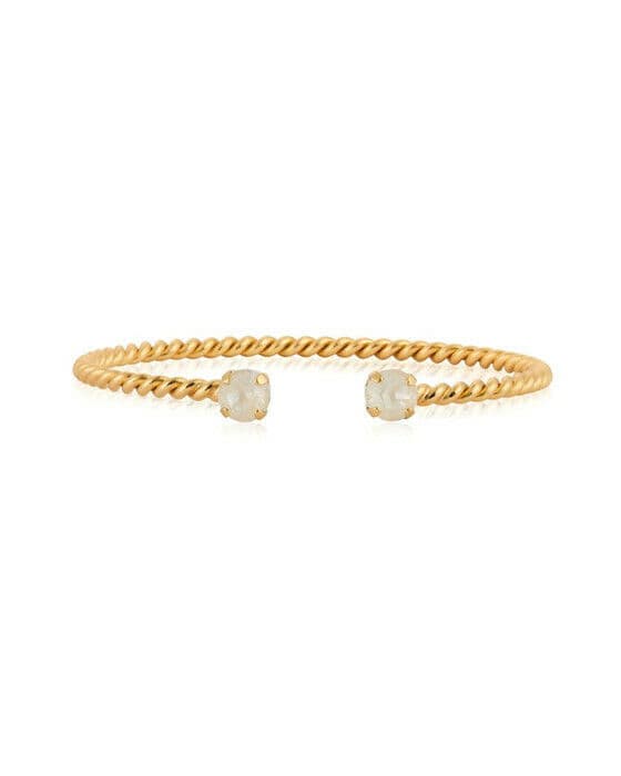Mini twisted armband linen ignite