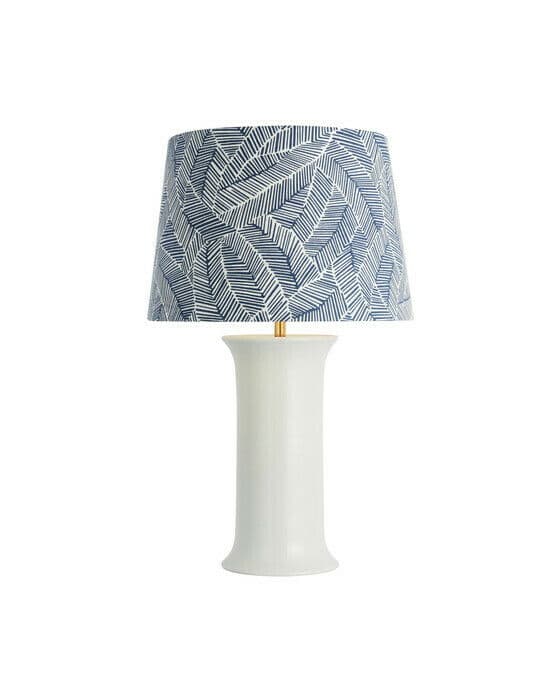 Mallory bordslampa vit/navy