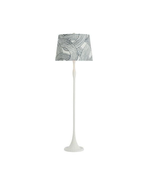 Romero golvlampa vit/blå