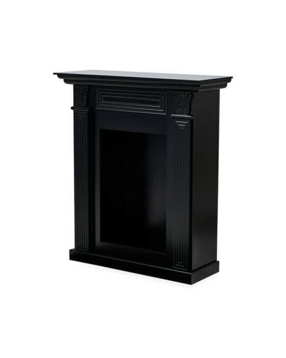 Warren öppen spis modern black