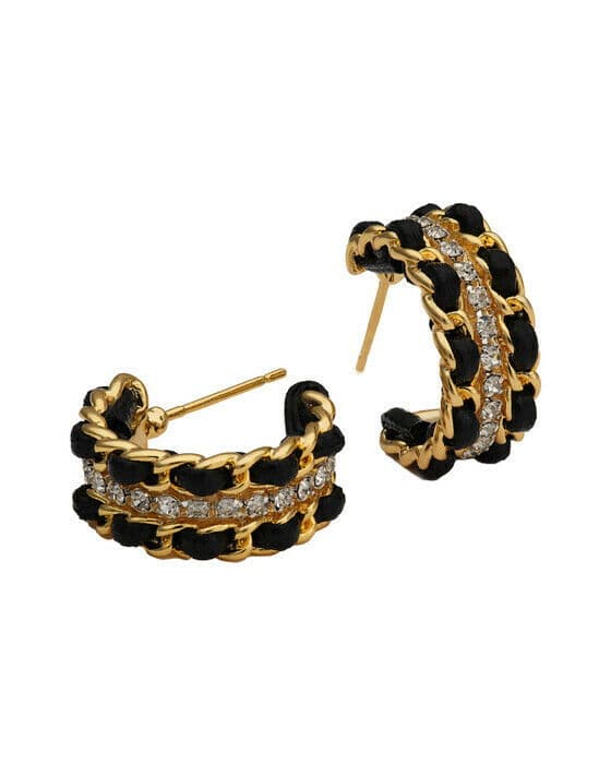 Coco Hoops örhängen jet