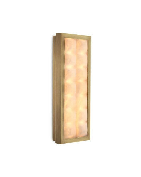 Cabildo vägglampa antik mässing