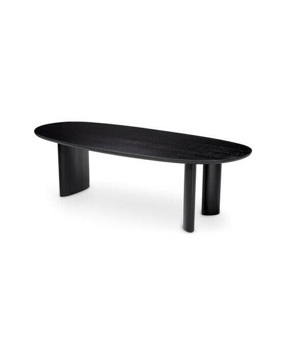 Lindner matbord black veneer