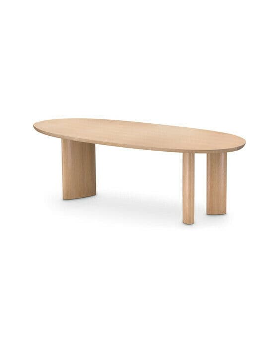 Lindner matbord natural oak veneer
