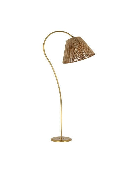 Dume golvlampa antik mässing