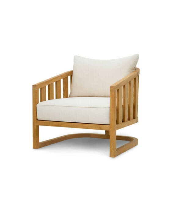 Aruba fåtölj natural teak