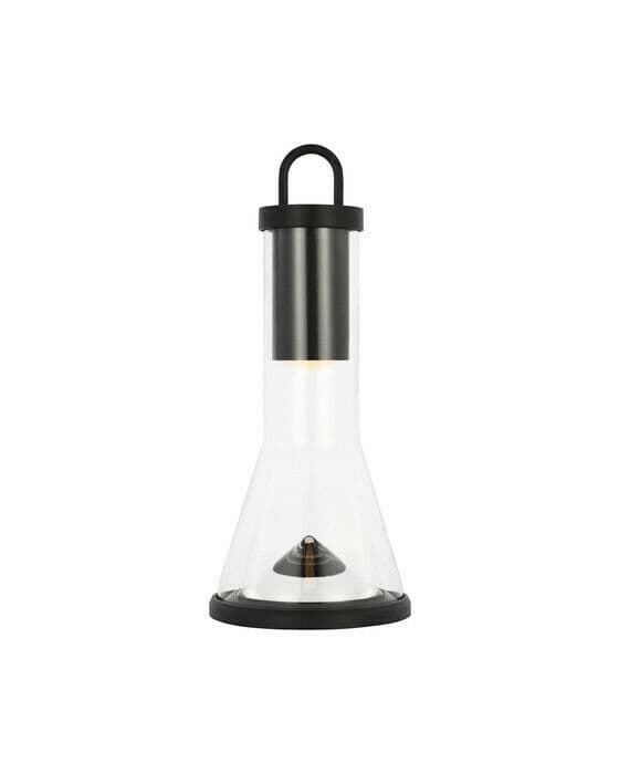 Kandella bordslampa uppladdningsbar svart