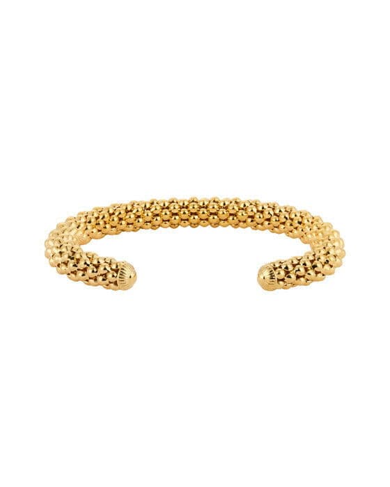Rope bangle armband guld