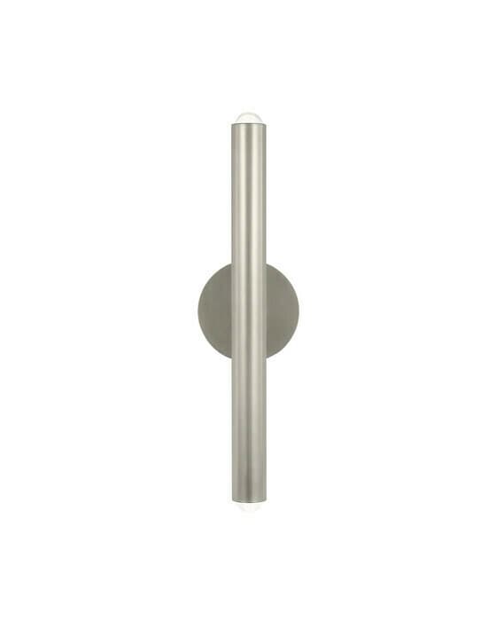 Ebell vägglampa nickel