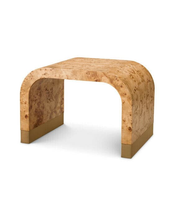 Quinton sidobord light brown mappa burl