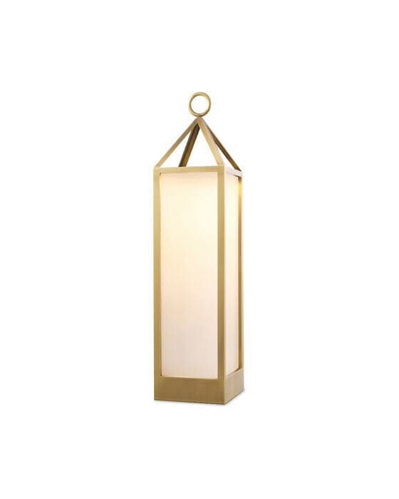Riserva golvlampa antik mässing