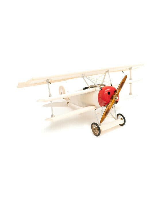 Triplane modellflygplan transparent
