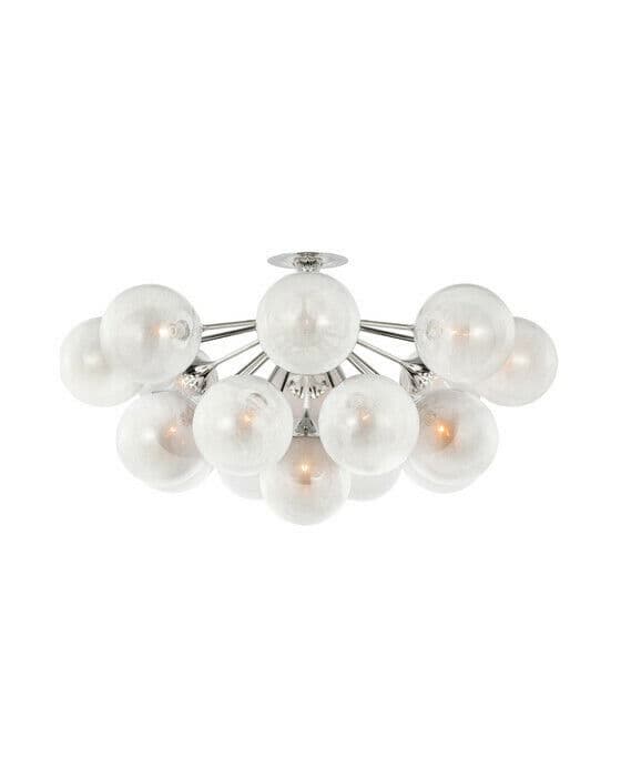 Cristol 43"" plafond nickel