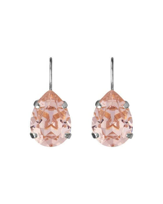 Mini Drop Clasp örhängen vintage rose rhodium