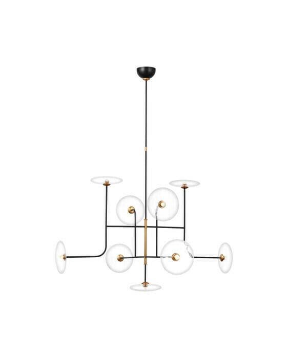 Calvino Arched takkrona svart XL