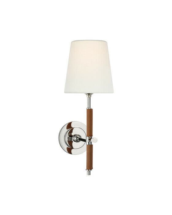 Bryant Wrapped vägglampa nickel