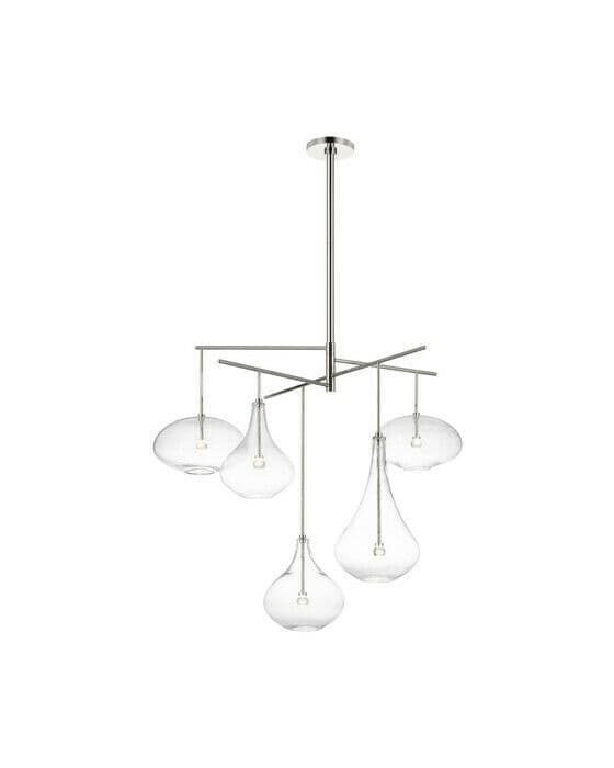 Lomme XL taklampa nickel
