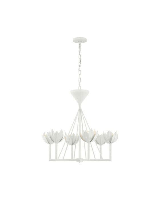 Alberto low taklampa vit