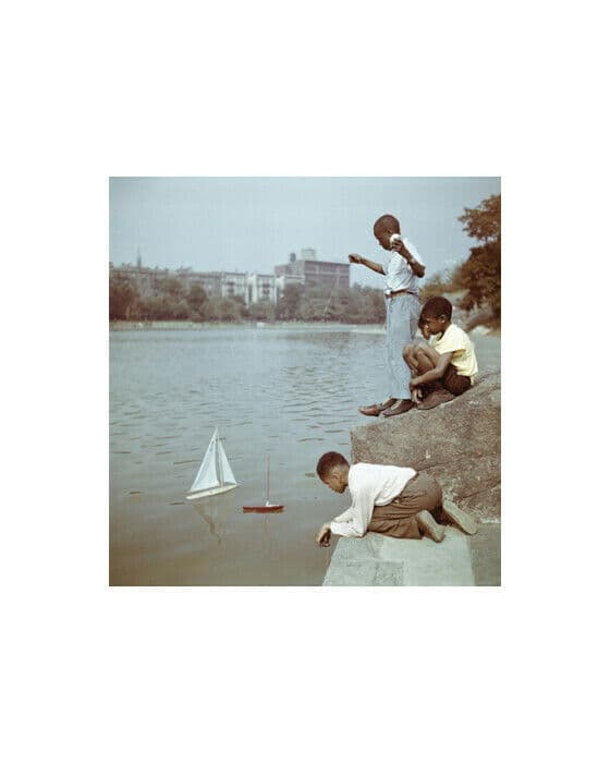 Model Boat Sailing