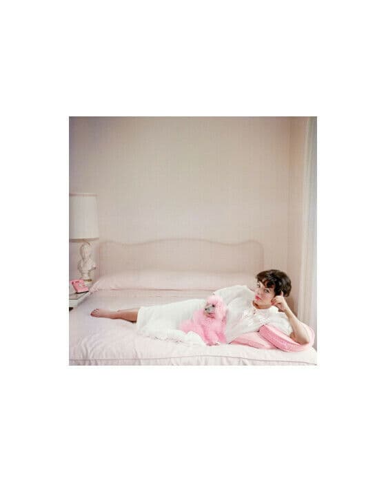 Joan Collins Relaxes