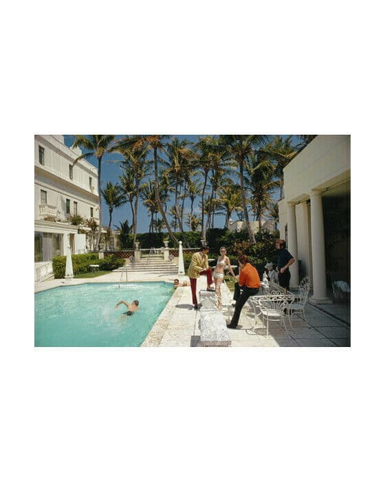 Posing By The Pool
