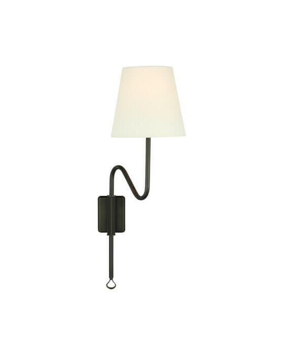 Griffin vägglampa justerbar brons