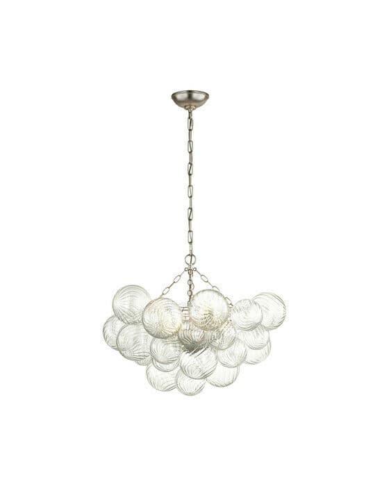 Talia taklampa silver