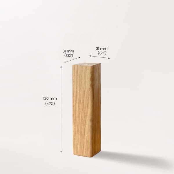Kurt Straight 120 Oak natural - Möbelben I Ek