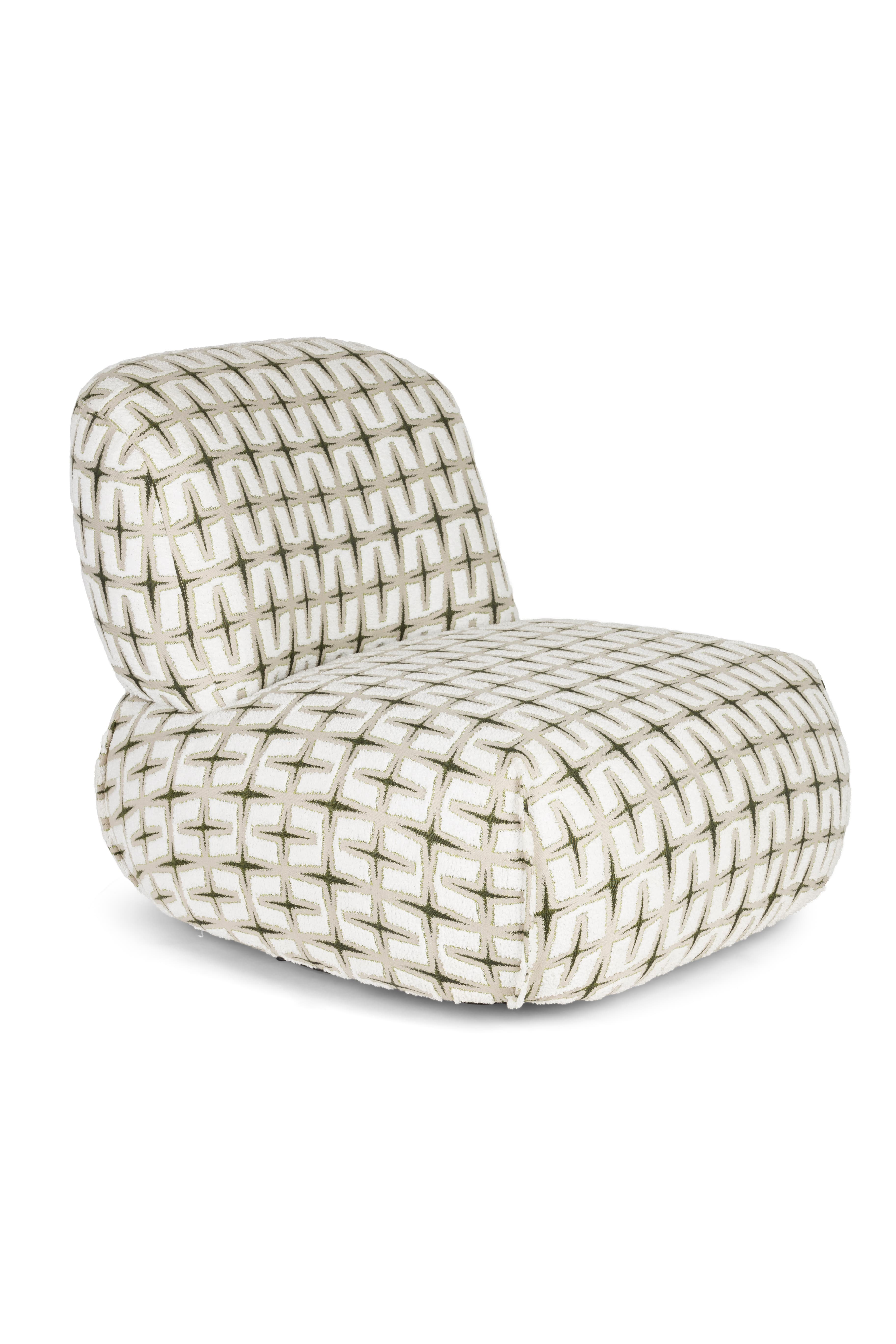 BOLD MONKEY Loungefåtölj Ritz Beige Grön