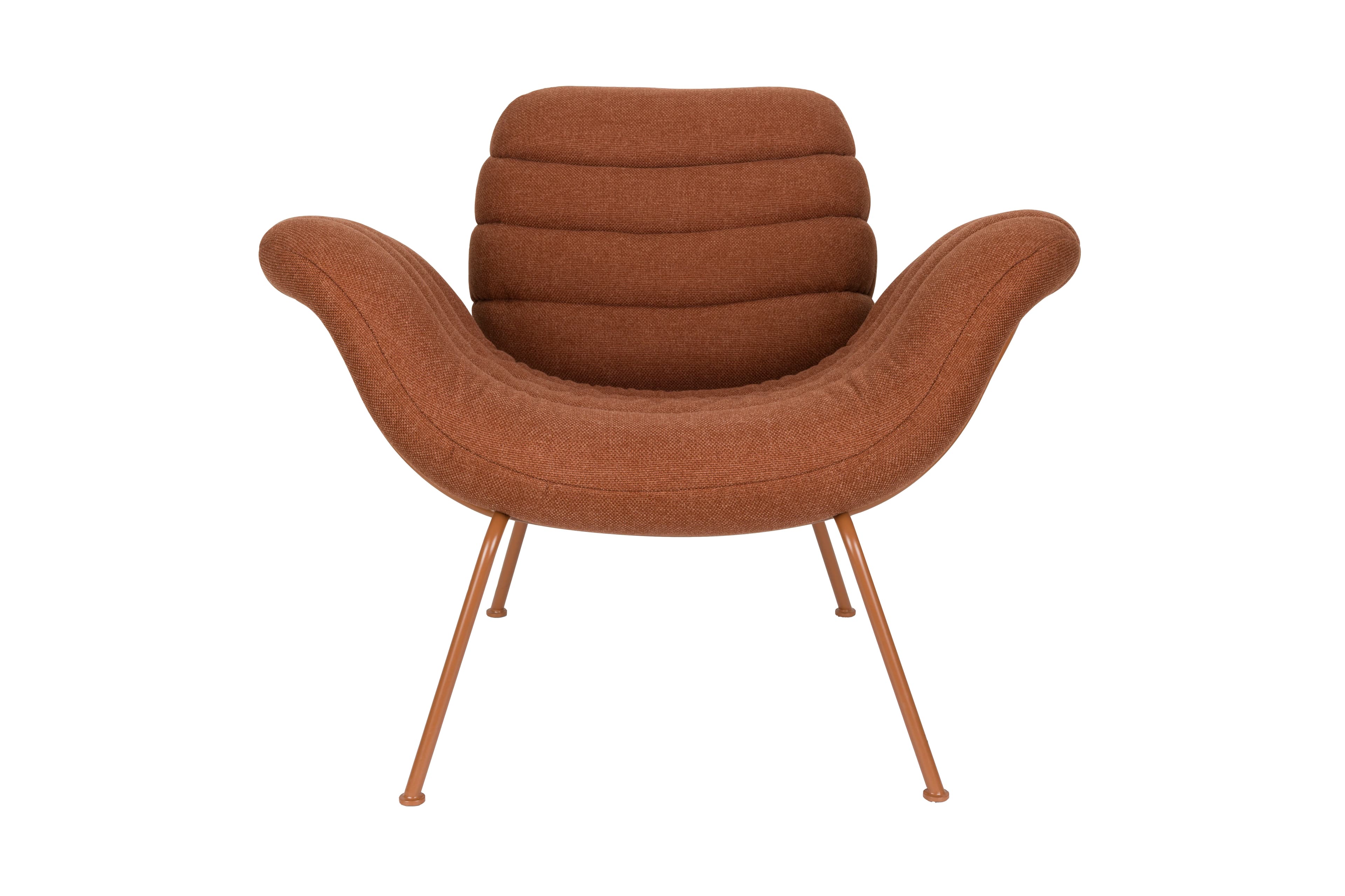 ZUIVER Lounge Chair Verte Terracotta