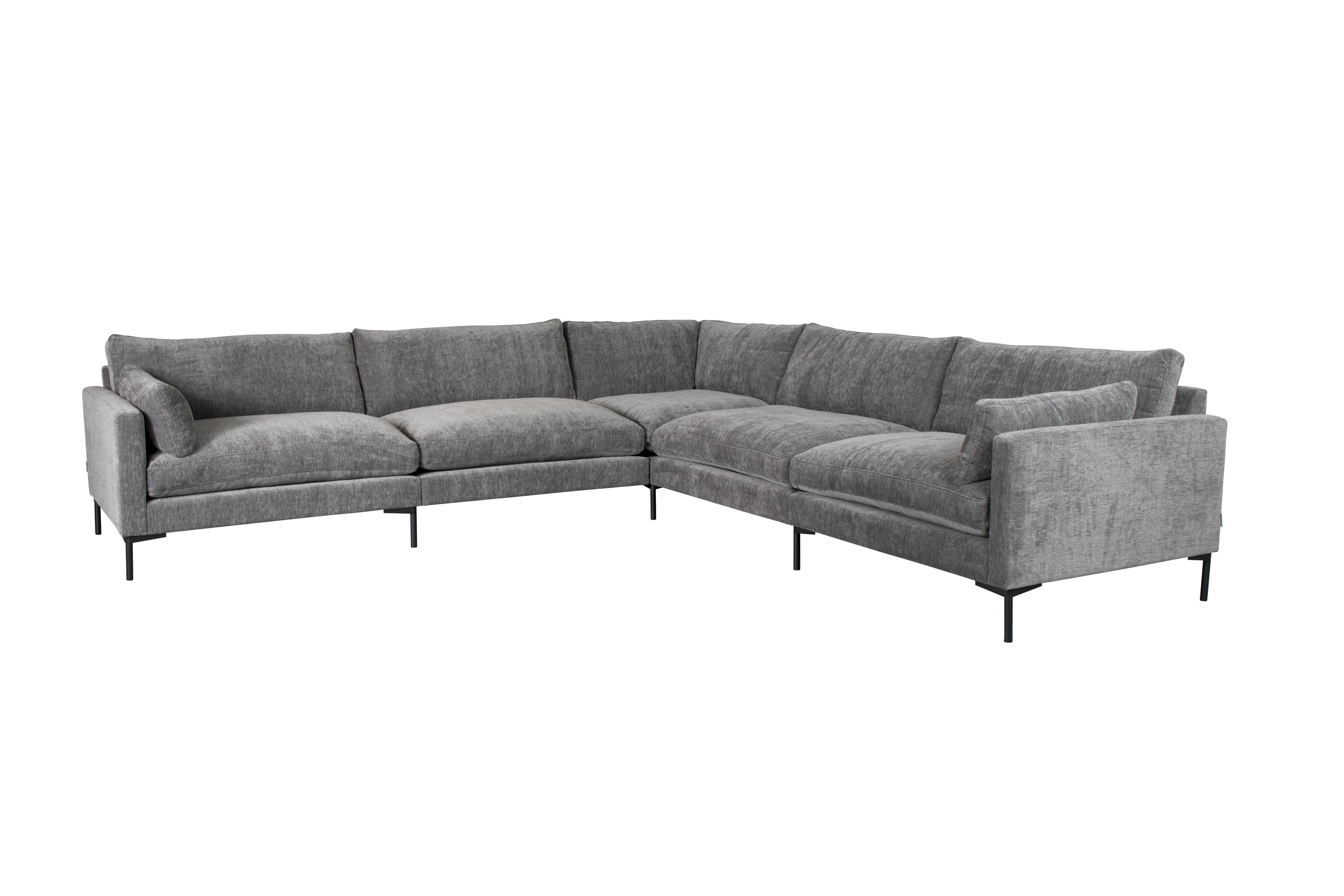 ZUIVER Sommer 7-personers sofa antracit