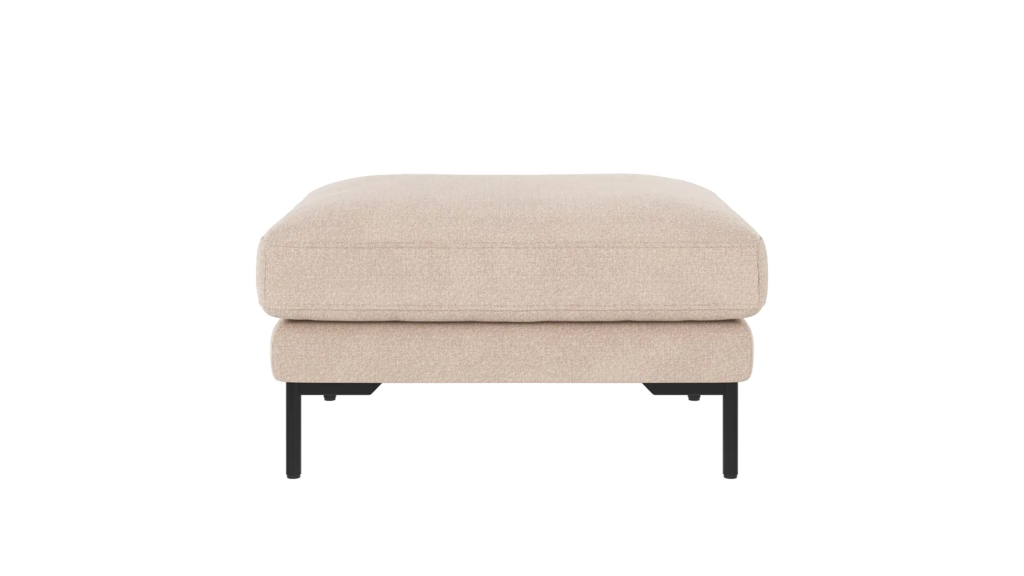 ROWICO Corwin fotpall ljusbeige tyg Rita #1 (c2)