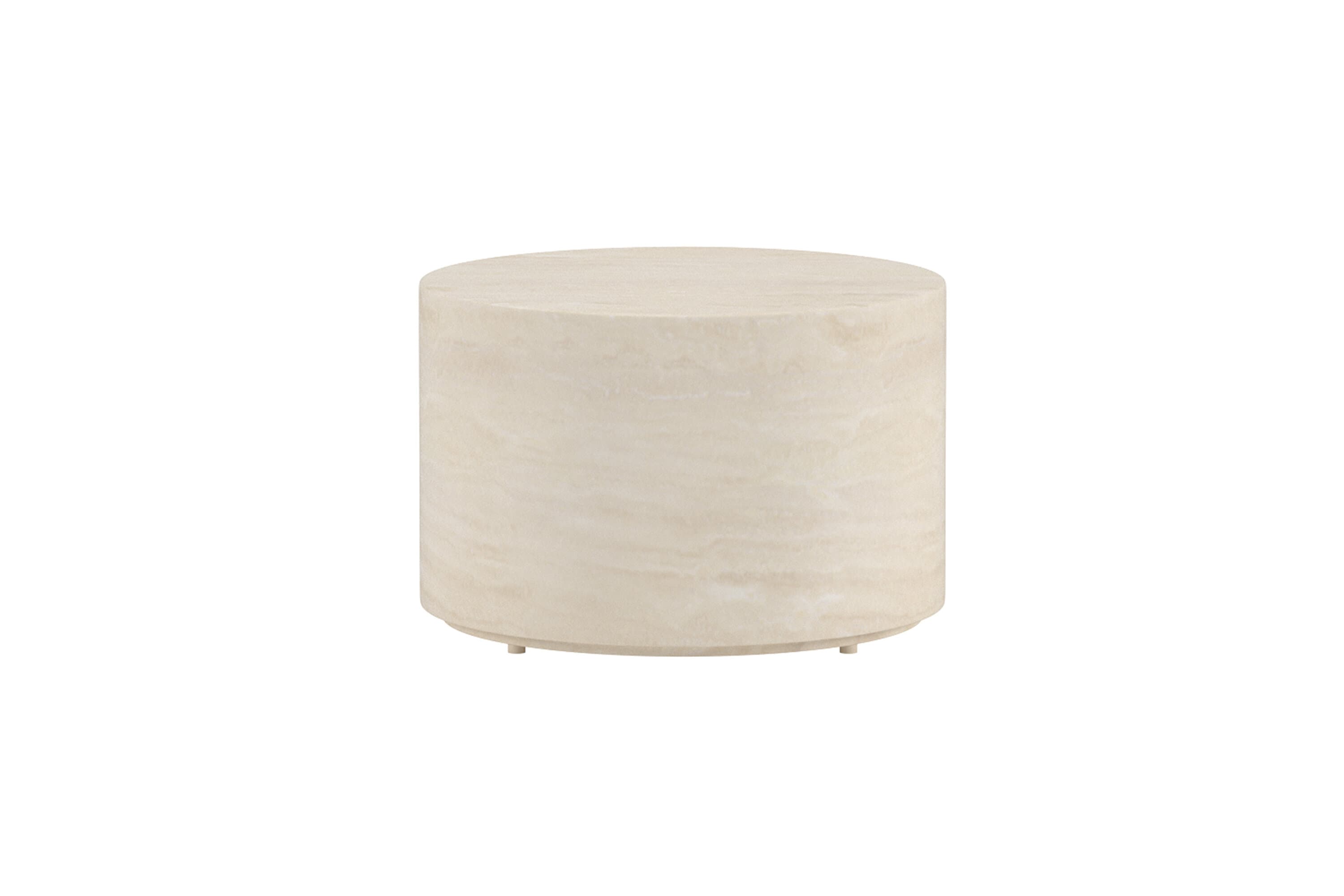 VENTURE HOME Lissabon sidobord Ø60 - Beige