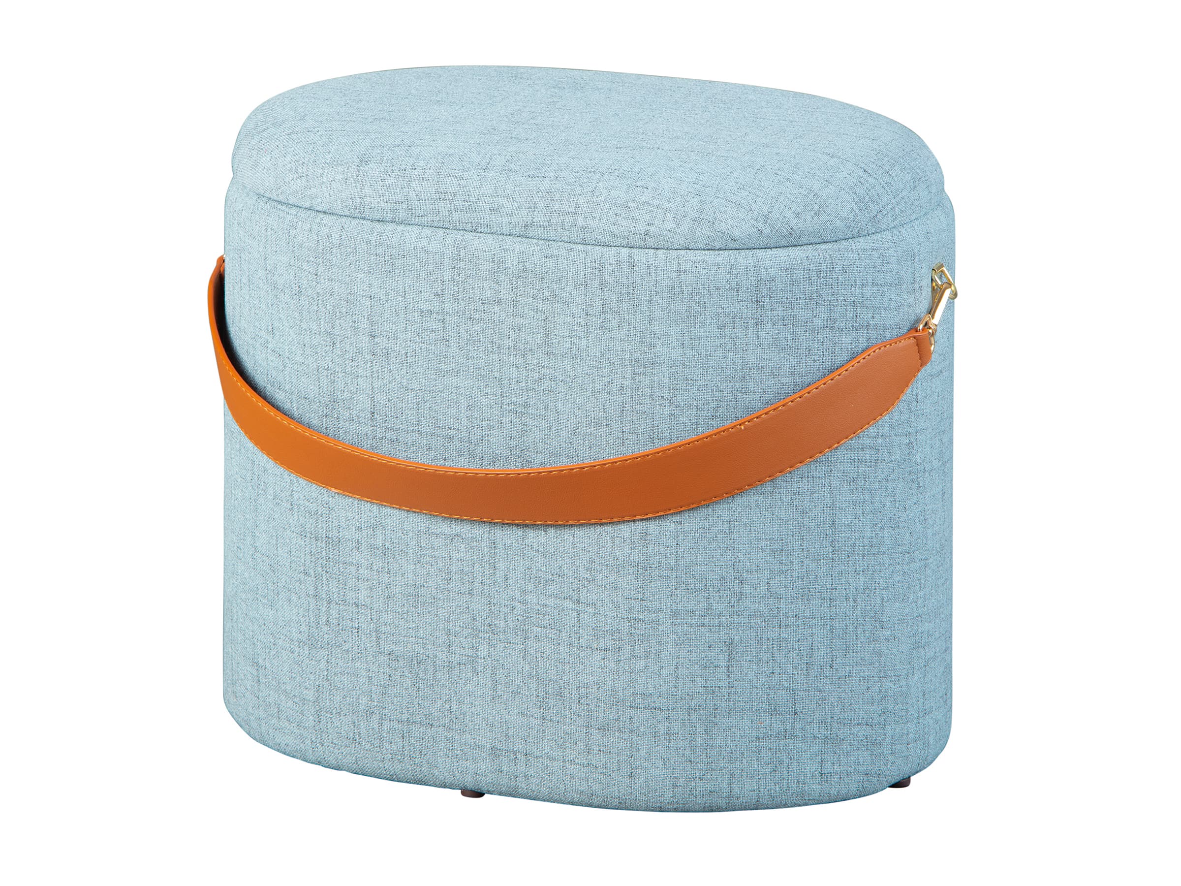 NORDIC LIVING COLLECTION Dilia pall, mörkgrå, med PU-handtag, förvaringsutrymme och bärrem