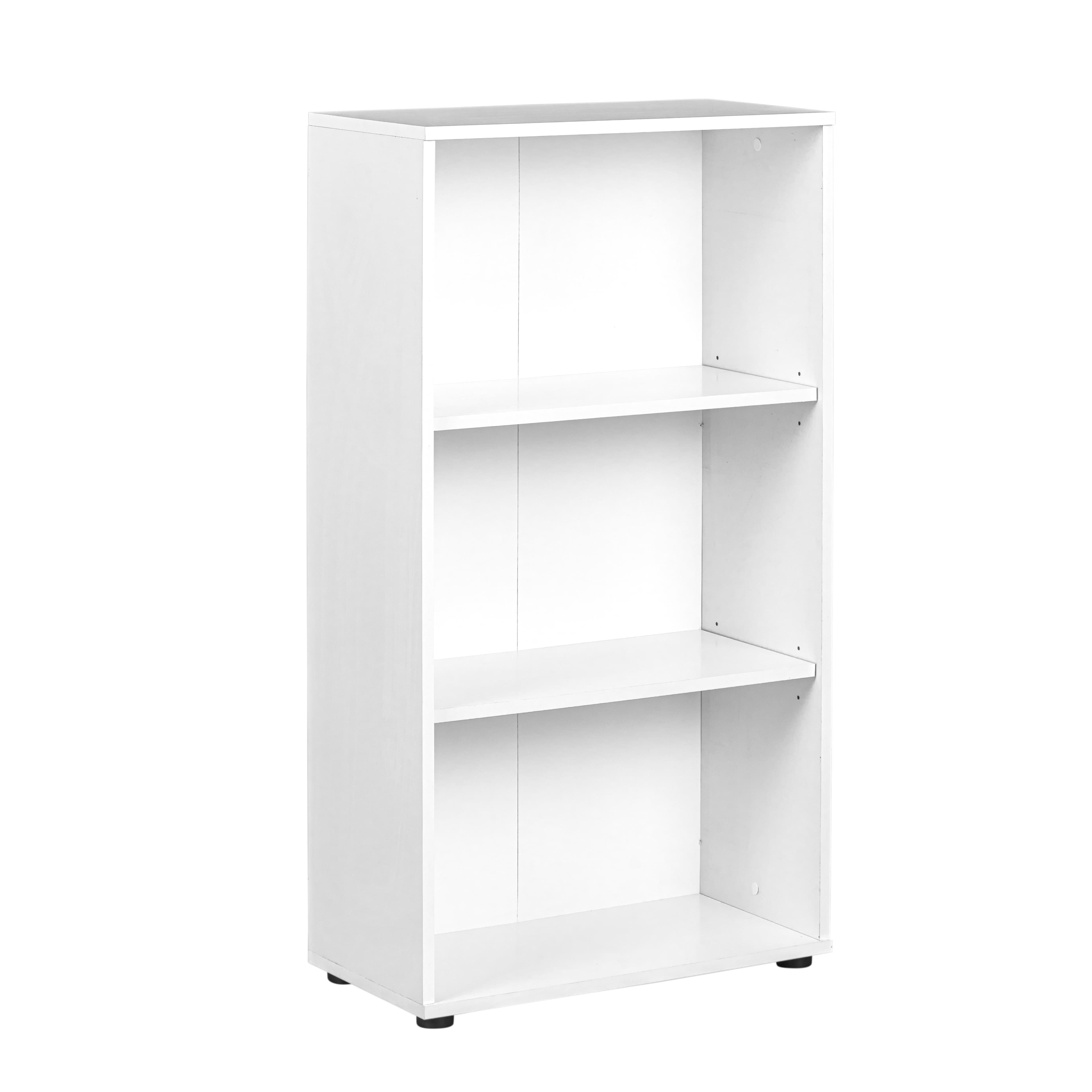 NORDIC LIVING COLLECTION Arco 2 bokhylla med 3 fack, vit