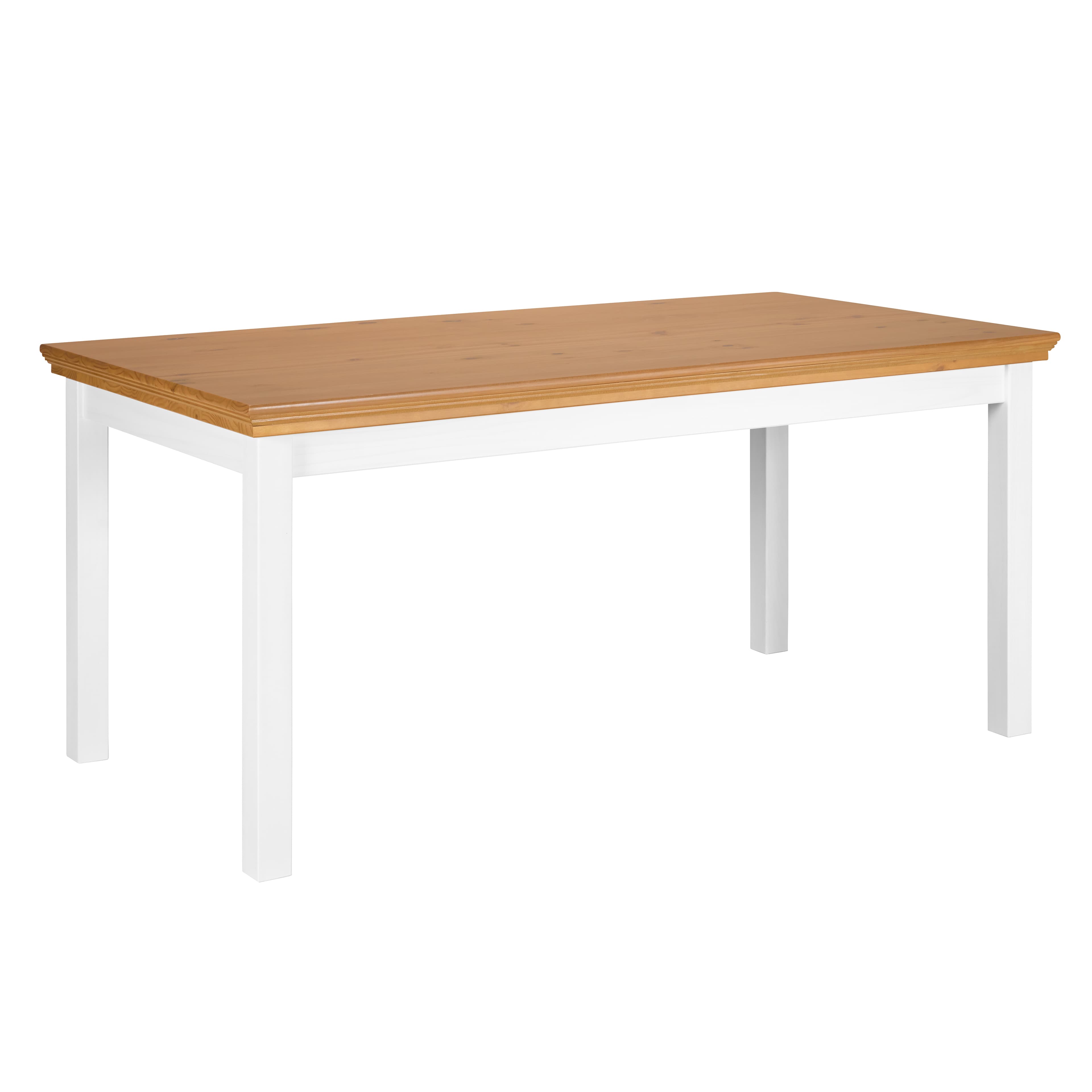 NORDIC LIVING COLLECTION Maluno bord 170 x 90 tillverkat av massivt trä, vitlackerat