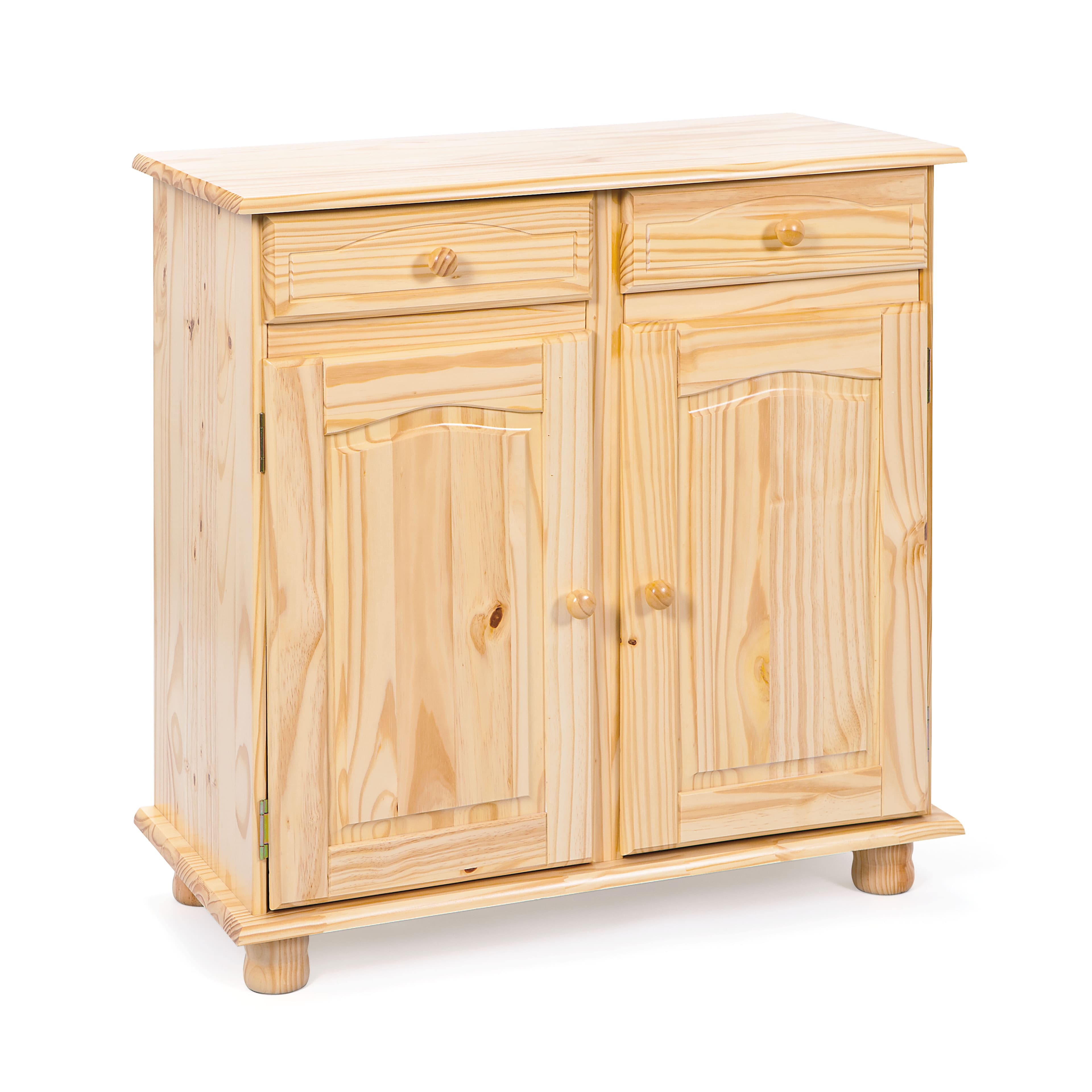 NORDIC LIVING COLLECTION Pamina skänk med 2 dörrar och 2 lådor, färglös