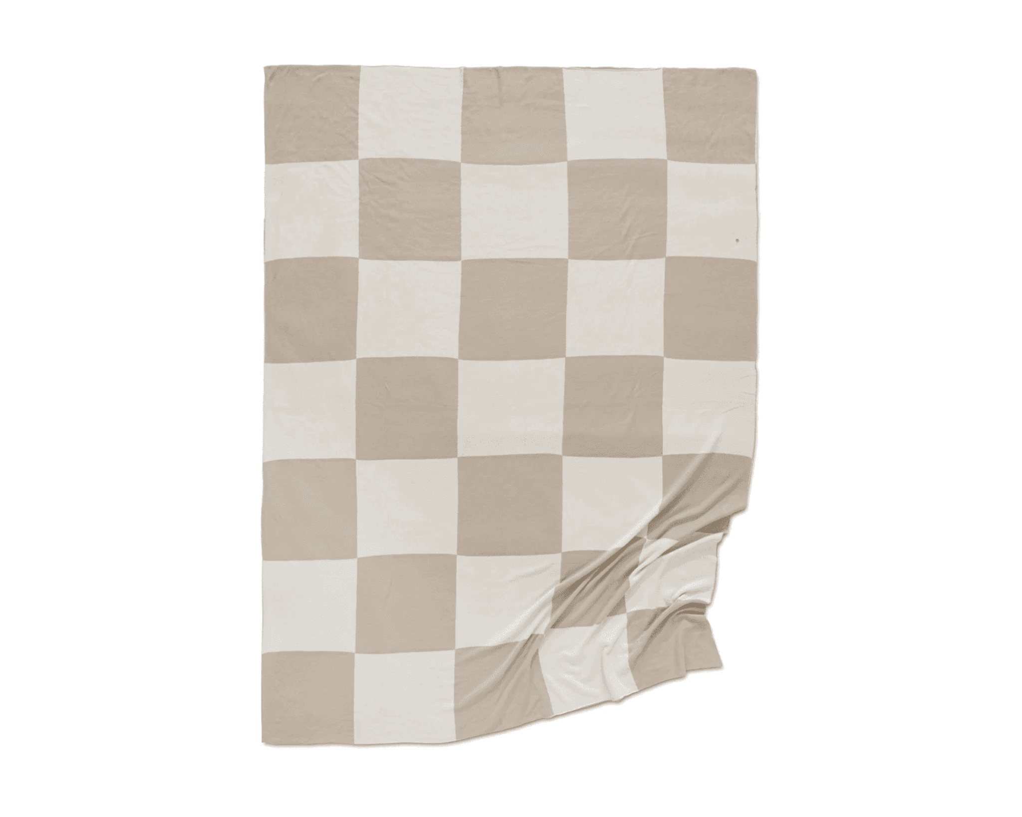 Classic Collection Pläd Square filt 130 x 170 cm beige