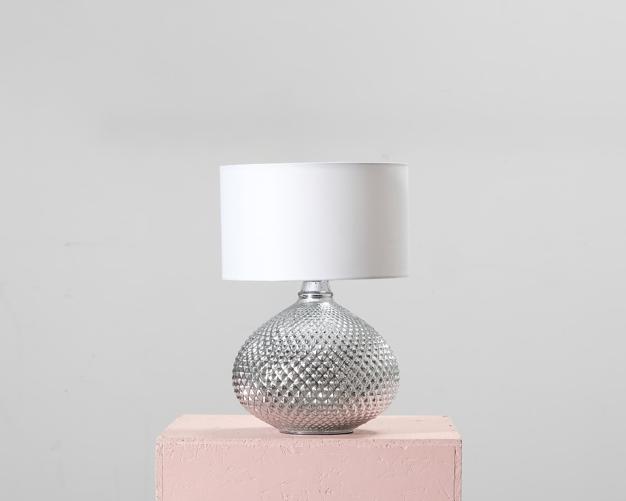 Madon bordslampa silver