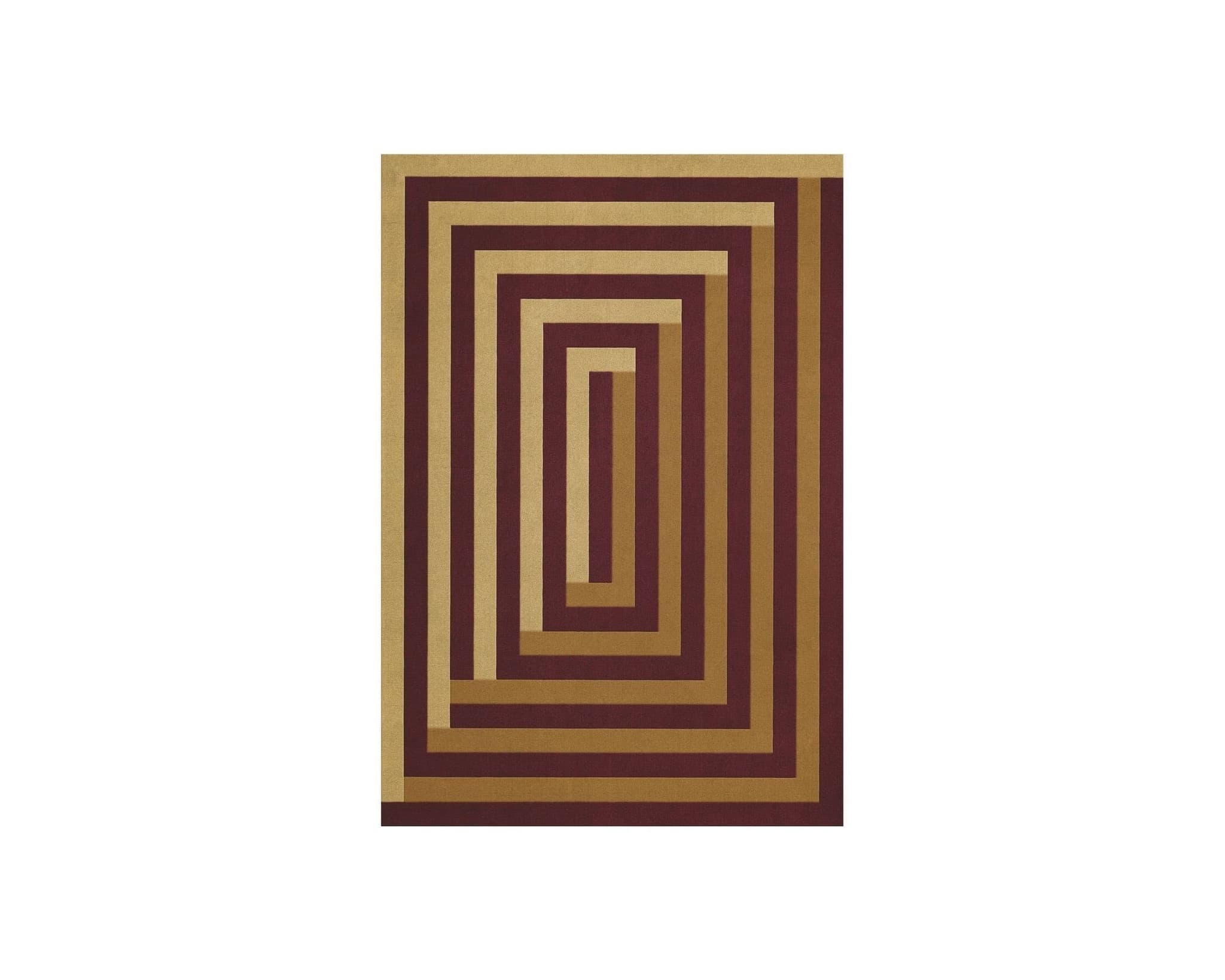 Layered Teklan Labyrinth ullmatta 180 x 270 cm Mulberry Sand