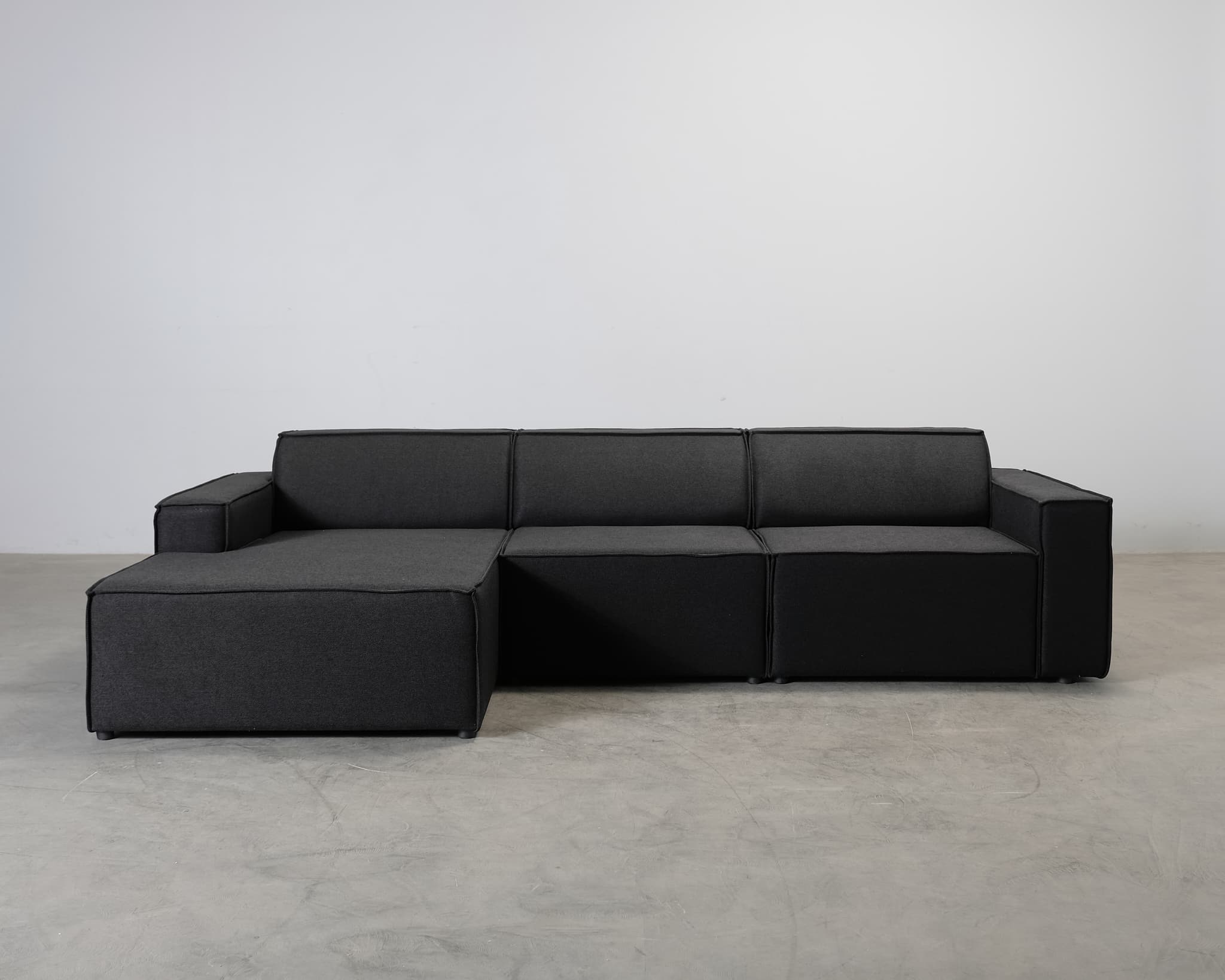 Micadoni Jodie 4-sits divansoffa grå