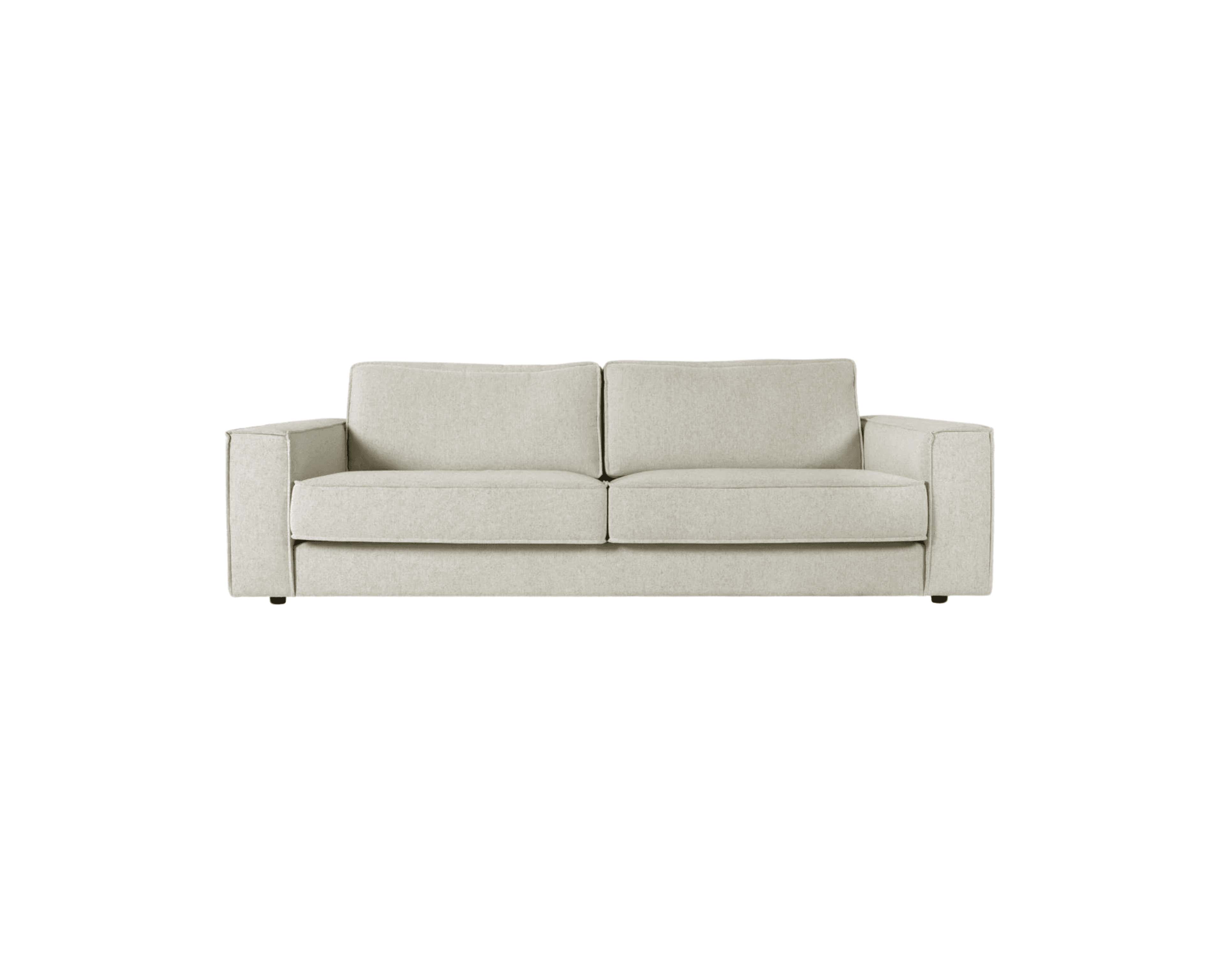 Forms & Objects Olivia 3-sits soffa med fotpall