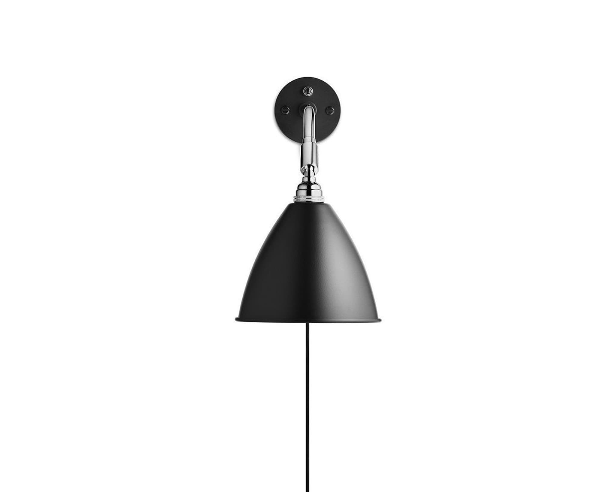 Gubi Bestlite BL7 vägglampa krom / svart