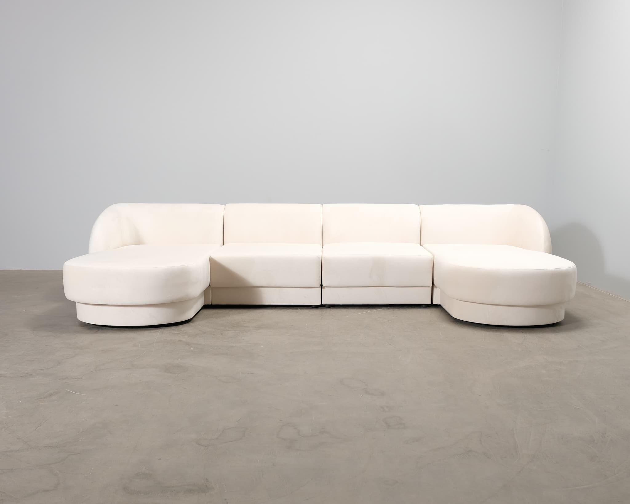 Micadoni Miley U-soffa naturvit