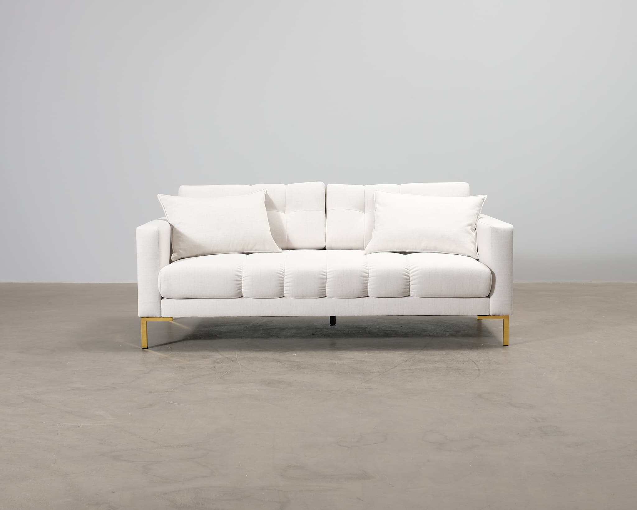 Micadoni Mamaia 2-sits soffa naturvit