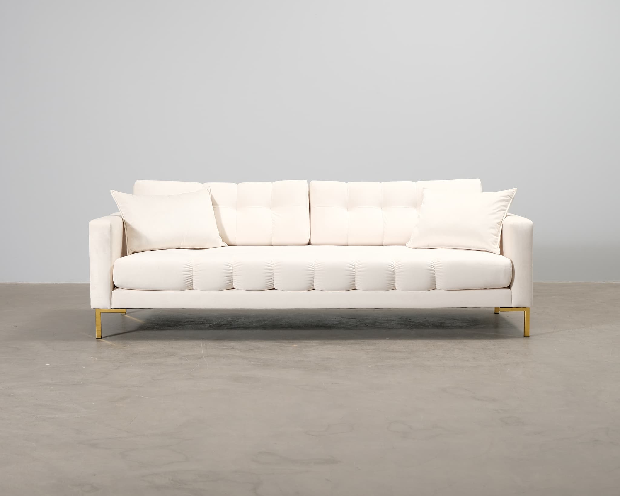 Micadoni Mamaia 3-sits soffa naturvit