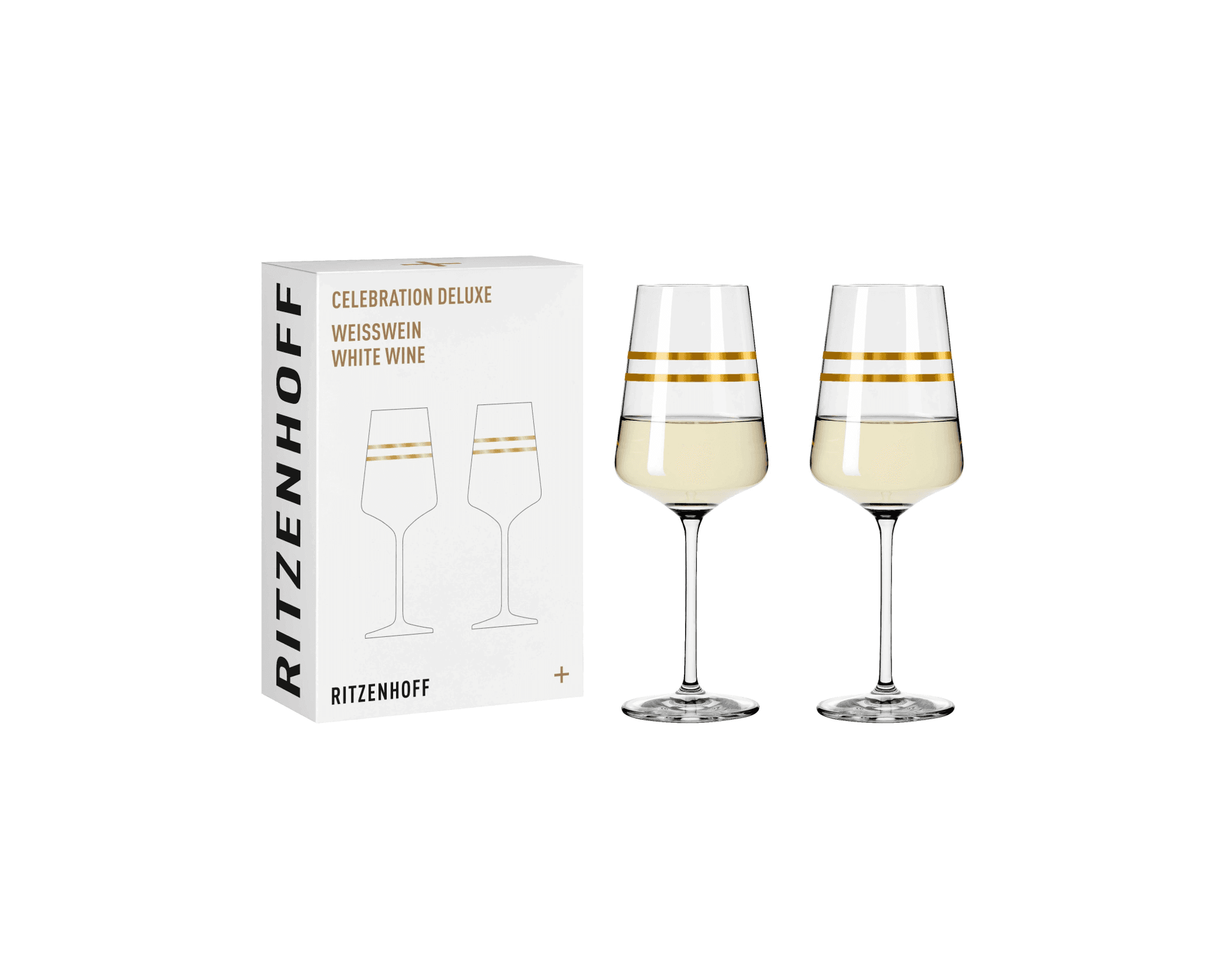Ritzenhoff Celebration Deluxe vitvinglas 40 cl, set om 6