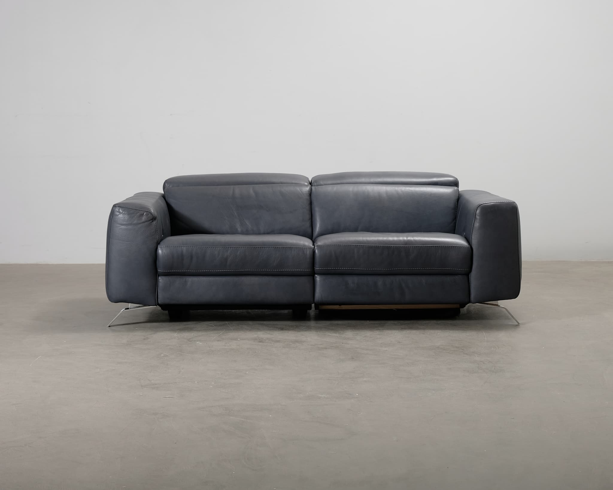 Natuzzi 2-sits skinnsoffa